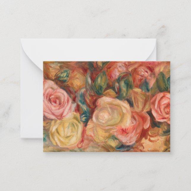 Carte De Correspondance Pierre-Auguste Renoir - Rose (Devant)