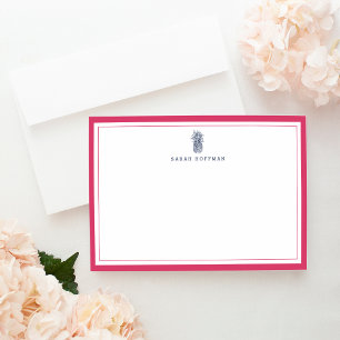 Carte De Correspondance Pineapple Prep Personalized Stationery Card