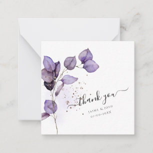 Carte De Correspondance PixDezines Dusty Purple H2 Eucalyptus Branch