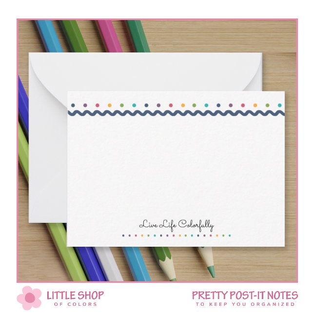 Carte De Correspondance Pois Rainbow personnalisables (Créateur téléchargé)
