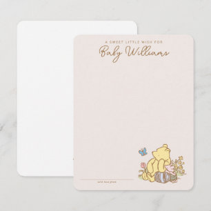 Carte De Correspondance Pooh classique   Nous pouvons attendre le Baby sho