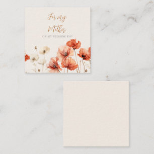 Carte De Correspondance Populations et Fleurs sauvages pour ma mère