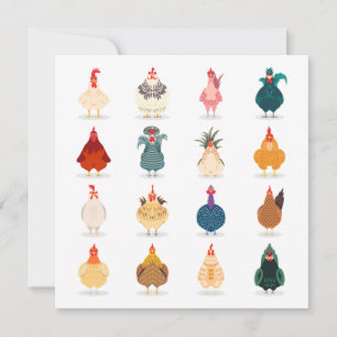 Carte De Correspondance  Poulet mou