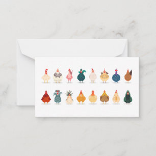 Carte De Correspondance Poulet mou