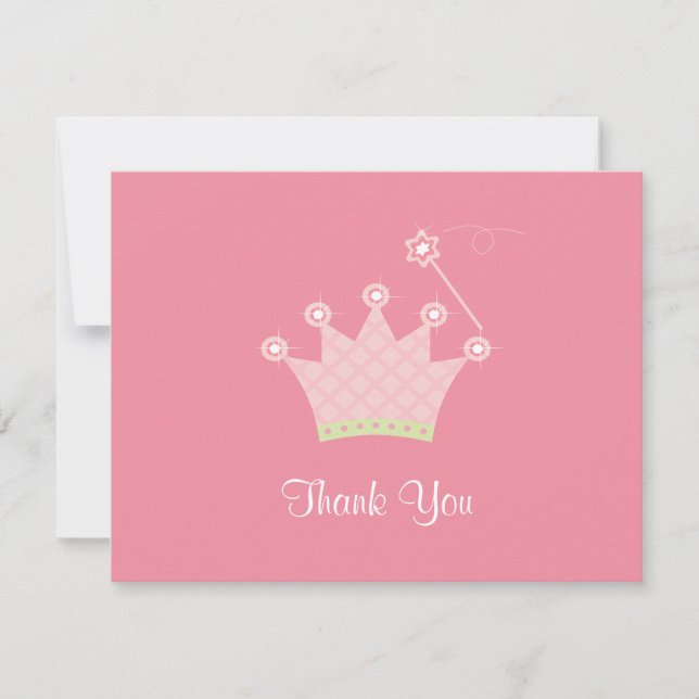 Carte De Correspondance Princesse Merci Note (Devant)