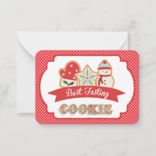 Carte De Correspondance Prix du meilleur biscuit de dégustation