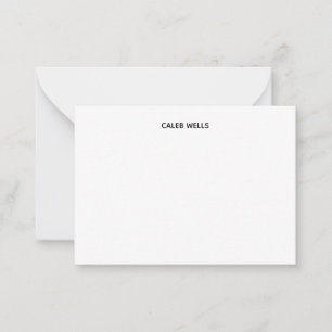 Carte De Correspondance Profession simple blanc attrayant