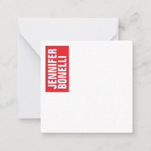 Carte De Correspondance Professionnel minimaliste moderne en blanc