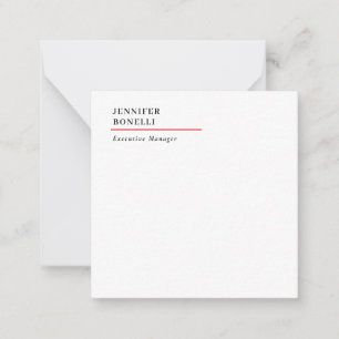 Carte De Correspondance Professionnel minimaliste moderne tendance