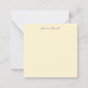 Carte De Correspondance Professionnel Moderne Minimaliste Pastel Couleur B