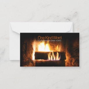 Carte De Correspondance Proverbe Inspirationnel Japonais "gentillesse"