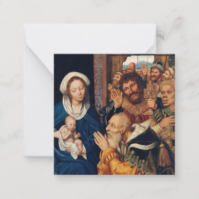 Carte De Correspondance Quentin Matsys - L'Adoration du Magi (Devant)