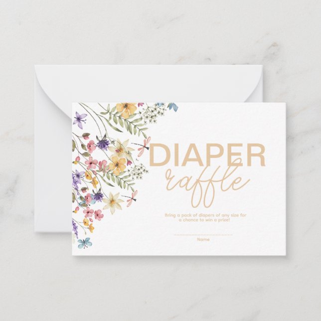 Carte De Correspondance Raffle de couches (Devant)