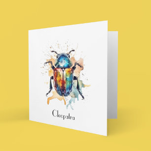 Carte De Correspondance Rainbow Scarab, personnalisé