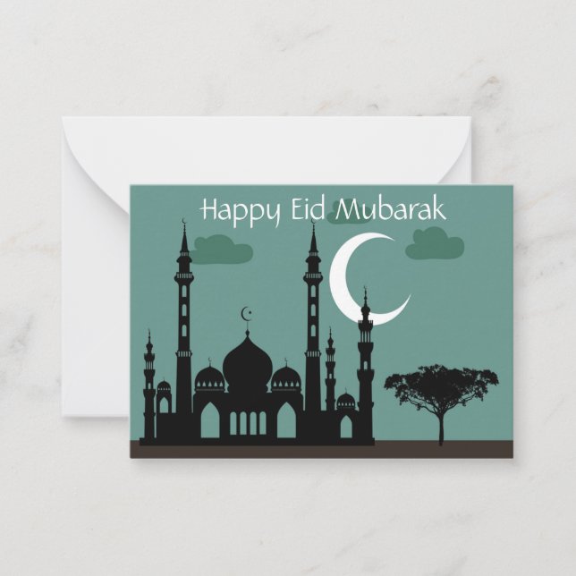Carte De Correspondance Ramadan Moubarak (Devant)