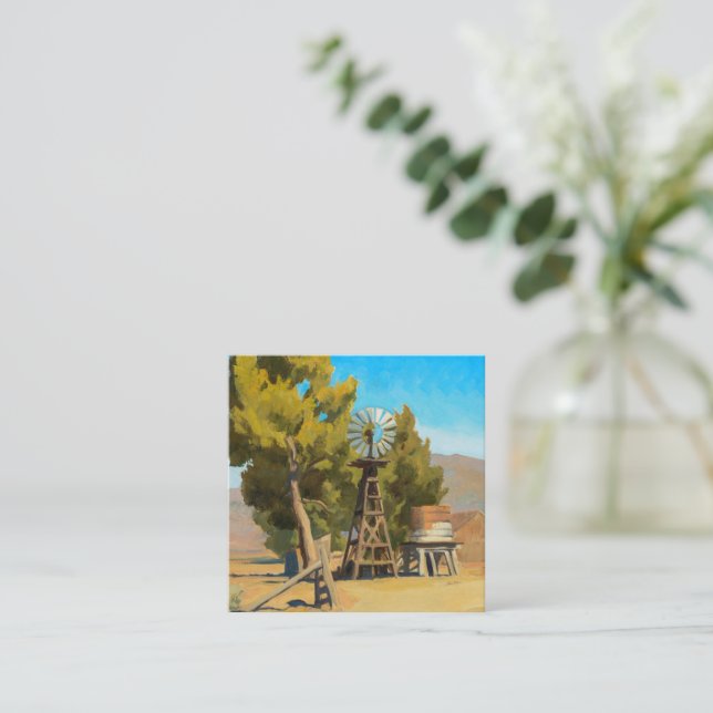 Carte De Correspondance Ranch Windmill, Carson, Nevada par Maynard Dixon (Debout devant)