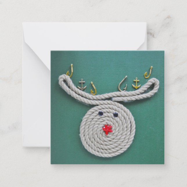 Carte De Correspondance Reindeer Holiday (Devant)