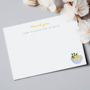 Carte De Correspondance Remerciements pour la fête de mariage de Future Mr