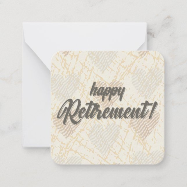 Carte De Correspondance Retraite (Devant)
