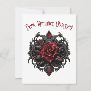 Carte De Correspondance Romance Sombre Obsession