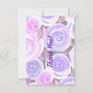 Carte De Correspondance Rose aquarelle