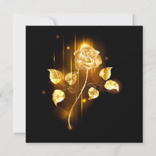 Carte De Correspondance Rose d'or ( rose d'or )
