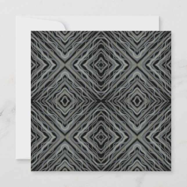Carte De Correspondance Rythme pulsif Art Abstrait moderne Illustration (Devant)