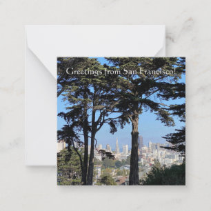 Carte De Correspondance Salutations de San Francisco !