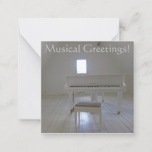 Carte De Correspondance Salutations musicales !
