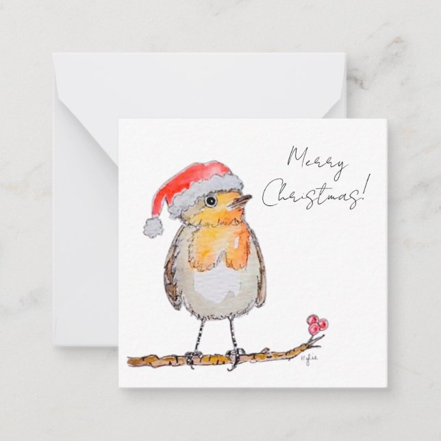 Carte De Correspondance Santa Robin (Devant)