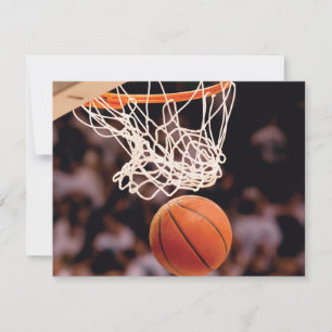Carte De Correspondance Scoring de basket-ball