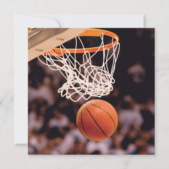 Carte De Correspondance Scoring de basket-ball (Devant)