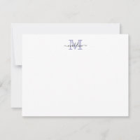Script moderne Très Peri violet Lavande Monogramme