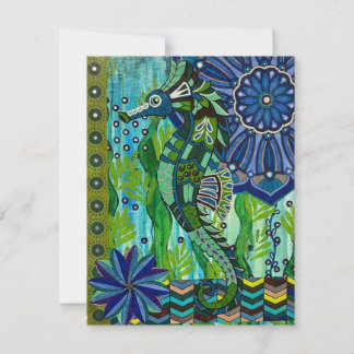 Carte De Correspondance Seahorse