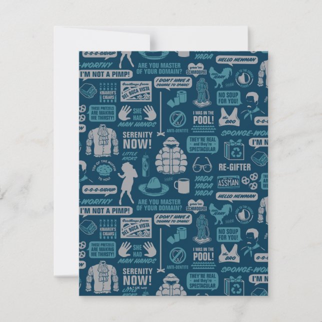 Carte De Correspondance Seinfeld | Motif de mème (Devant)