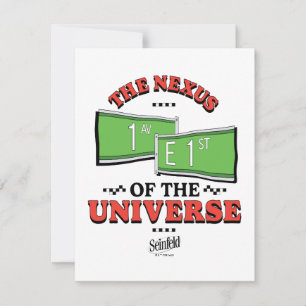 Carte De Correspondance Seinfeld   The Nexus of the Universe