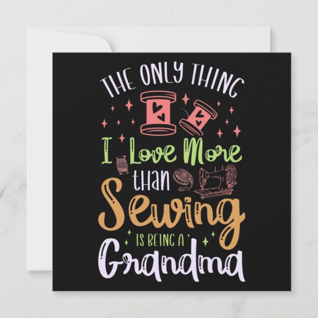 Carte De Correspondance Sewing Classic (Devant)