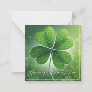 Carte De Correspondance Shamrocks verts Bonne St. Patrick's Day (8) c