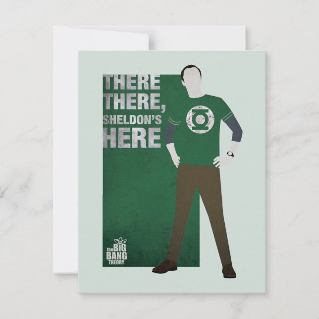 Carte De Correspondance Sheldon est ici (Devant)