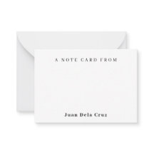 Carte de correspondance simple