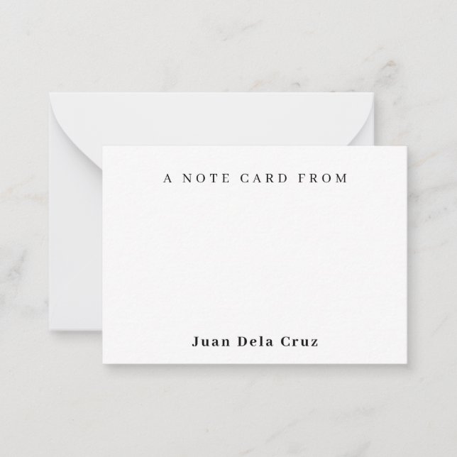 Carte de correspondance simple (Devant)