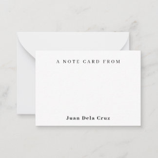 Carte de correspondance simple