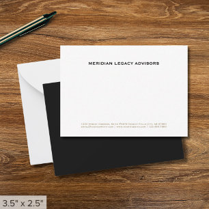 Carte De Correspondance Simple entreprise minimaliste moderne