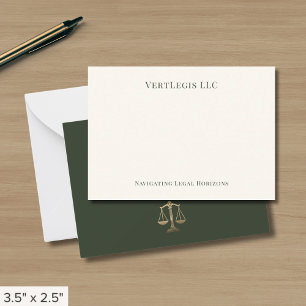 Carte De Correspondance Simple et élégant