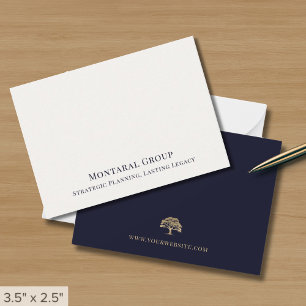 Carte De Correspondance Simple minimaliste Élégant