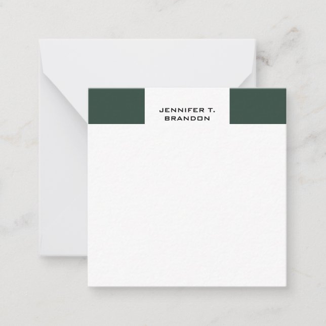 Carte De Correspondance Simple minimaliste moderne professionnel (Devant)