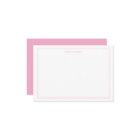 Simple moderne minimaliste rose deux bordures Mono