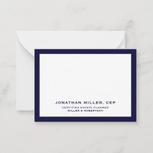Carte De Correspondance Simple White Typographie Nom Titre Société