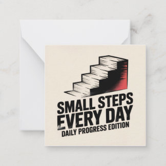 Carte De Correspondance Small Steps Every Day