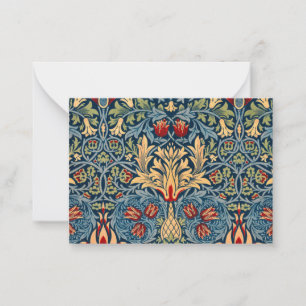 Carte De Correspondance Snakeshead, Fond d'écran de fleurs de William Morr